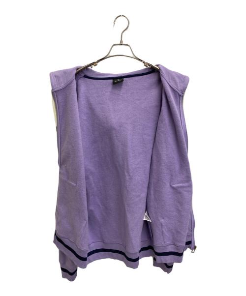 PS Paul Smith（ＰＳポールスミス）PS Paul Smith (ＰＳポールスミス) PS Paul Smith Happy ジップアップパーカー パープル サイズ:ＸＬの古着・服飾アイテム