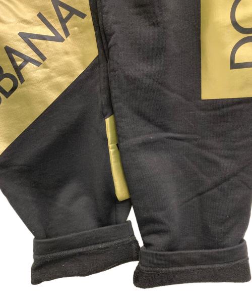 DOLCE & GABBANA（ドルチェ＆ガッバーナ）DOLCE & GABBANA (ドルチェ＆ガッバーナ) 19AW ボックスロゴ スウェットパンツ ブラック サイズ:50の古着・服飾アイテム