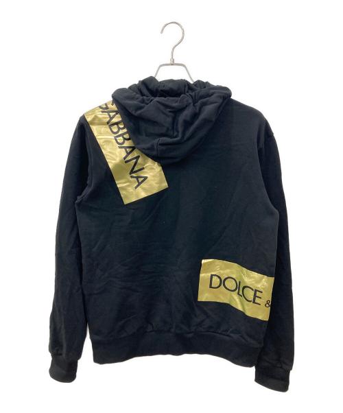 DOLCE & GABBANA（ドルチェ＆ガッバーナ）DOLCE & GABBANA (ドルチェ＆ガッバーナ) プルオーバーパーカー ブラック サイズ:50の古着・服飾アイテム