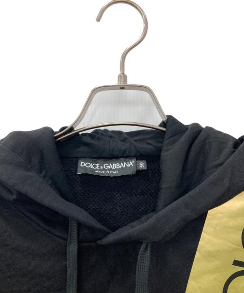DOLCE & GABBANA（ドルチェ＆ガッバーナ）DOLCE & GABBANA (ドルチェ＆ガッバーナ) プルオーバーパーカー ブラック サイズ:50の古着・服飾アイテム