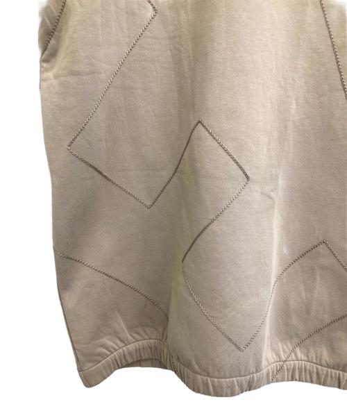 EMPORIO ARMANI（エンポリオ アルマーニ）EMPORIO ARMANI (エンポリオ アルマーニ) 半袖スウェット ベージュ サイズ:XL 未使用品の古着・服飾アイテム