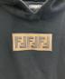 中古・古着 FENDI (フェンディ) ズッカロゴ フーディー プルオーバー ブラック サイズ:50：25000円