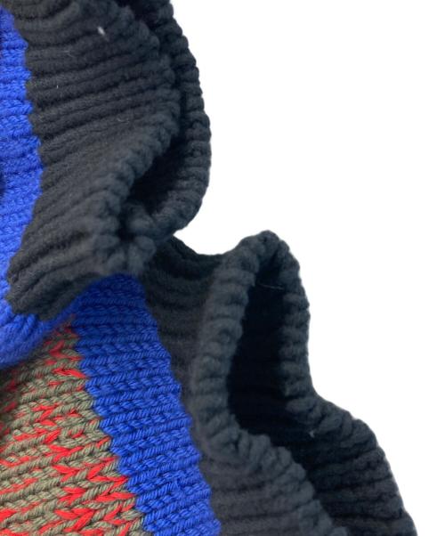 missoni（ミッソーニ）MISSONI (ミッソーニ) ニットパーカー マルチカラー サイズ:Mの古着・服飾アイテム