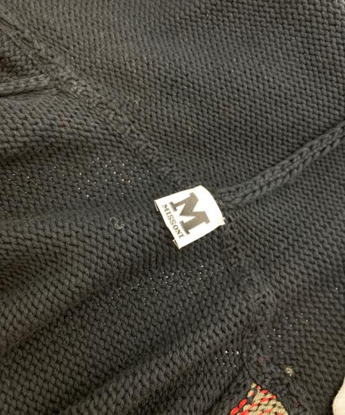 missoni（ミッソーニ）MISSONI (ミッソーニ) ニットパーカー マルチカラー サイズ:Mの古着・服飾アイテム