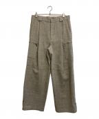 EMPORIO ARMANIエンポリオアルマーニ）の古着「22AW ウールカーゴパンツ」｜ベージュ