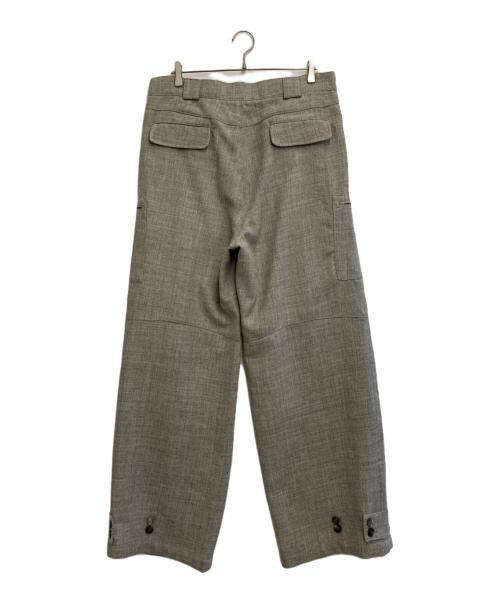 EMPORIO ARMANI（エンポリオアルマーニ）EMPORIO ARMANI (エンポリオアルマーニ) 22AW ウールカーゴパンツ ベージュ サイズ:52 未使用品の古着・服飾アイテム