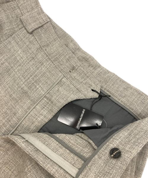 EMPORIO ARMANI（エンポリオアルマーニ）EMPORIO ARMANI (エンポリオアルマーニ) 22AW ウールカーゴパンツ ベージュ サイズ:52 未使用品の古着・服飾アイテム