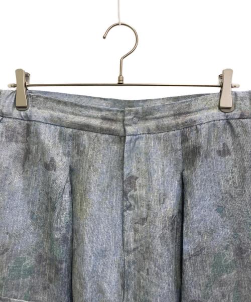 EMPORIO ARMANI（エンポリオアルマーニ）EMPORIO ARMANI (エンポリオアルマーニ) 19SS リネンブレンドカーゴパンツ スカイブルー サイズ:48の古着・服飾アイテム