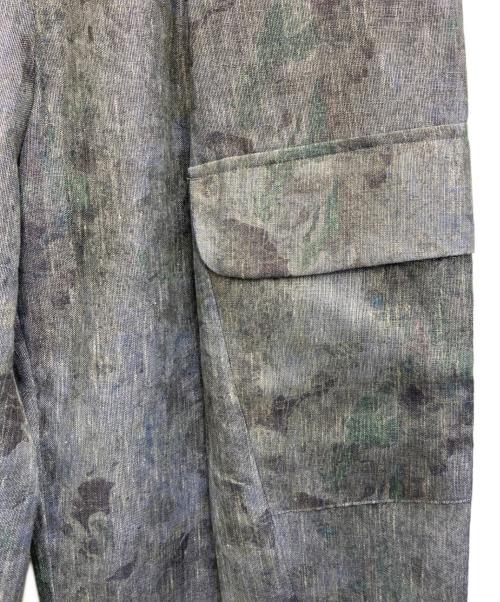 EMPORIO ARMANI（エンポリオアルマーニ）EMPORIO ARMANI (エンポリオアルマーニ) 19SS リネンブレンドカーゴパンツ スカイブルー サイズ:48の古着・服飾アイテム