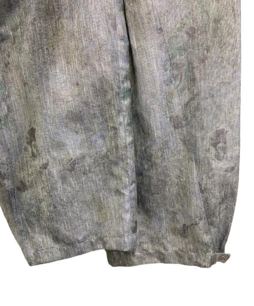 EMPORIO ARMANI（エンポリオアルマーニ）EMPORIO ARMANI (エンポリオアルマーニ) 19SS リネンブレンドカーゴパンツ スカイブルー サイズ:48の古着・服飾アイテム