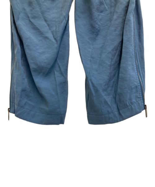 EMPORIO ARMANI（エンポリオアルマーニ）EMPORIO ARMANI (エンポリオアルマーニ) ベルテッドパンツ スカイブルー サイズ:50の古着・服飾アイテム