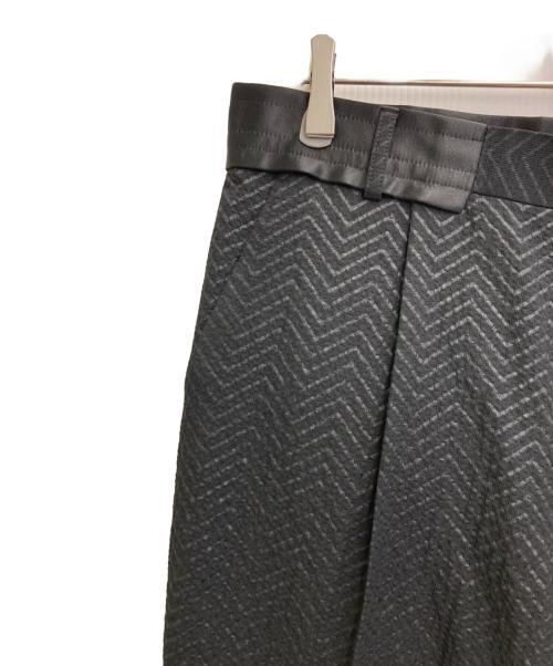 EMPORIO ARMANI（エンポリオアルマーニ）EMPORIO ARMANI (エンポリオアルマーニ) シアサッカースラックス ブラック サイズ:50の古着・服飾アイテム