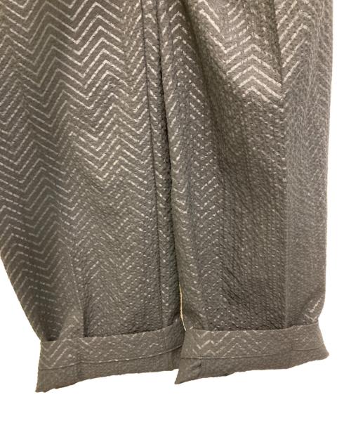 EMPORIO ARMANI（エンポリオアルマーニ）EMPORIO ARMANI (エンポリオアルマーニ) シアサッカースラックス ブラック サイズ:50の古着・服飾アイテム