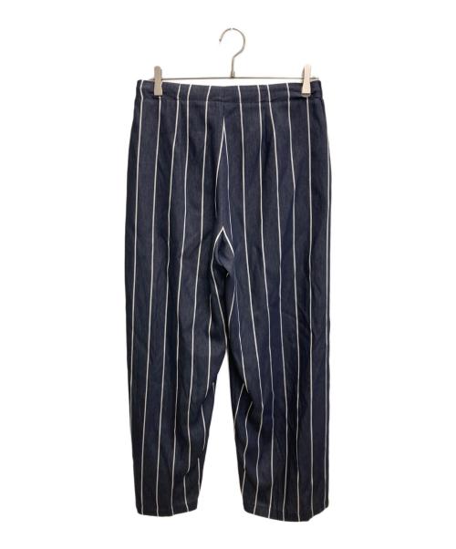 EMPORIO ARMANI（エンポリオアルマーニ）EMPORIO ARMANI (エンポリオアルマーニ) ストライプパンツ ネイビー サイズ:46 未使用品の古着・服飾アイテム