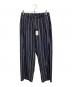 EMPORIO ARMANI（エンポリオアルマーニ）の古着「ストライプパンツ」｜ネイビー