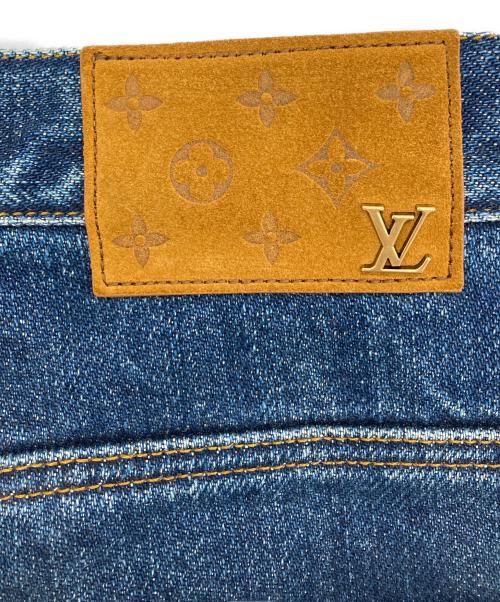 LOUIS VUITTON（ルイ ヴィトン）LOUIS VUITTON (ルイ ヴィトン) 1タックワイドデニムパンツ インディゴ サイズ:W31の古着・服飾アイテム