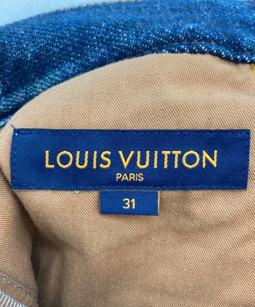 LOUIS VUITTON（ルイ ヴィトン）LOUIS VUITTON (ルイ ヴィトン) 1タックワイドデニムパンツ インディゴ サイズ:W31の古着・服飾アイテム