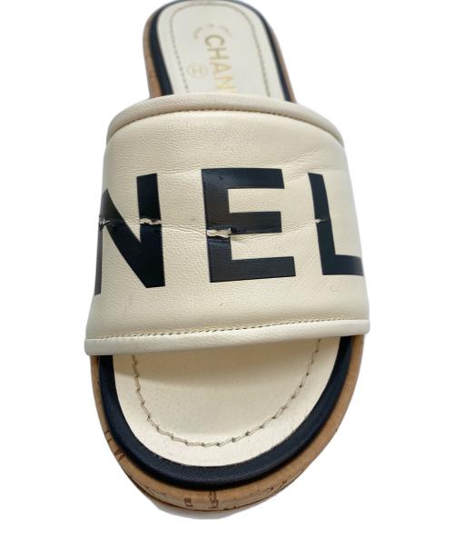 CHANEL（シャネル）CHANEL (シャネル) サンダル アイボリー サイズ:23.5の古着・服飾アイテム