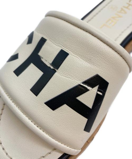 CHANEL（シャネル）CHANEL (シャネル) サンダル アイボリー サイズ:23.5の古着・服飾アイテム