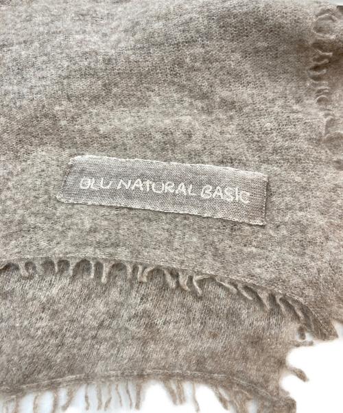 OLU NATURAL BASIC（オルナチュラルベーシック）olu natural basic (オルナチュラルベーシック) カシミヤストール ベージュ サイズ:-の古着・服飾アイテム