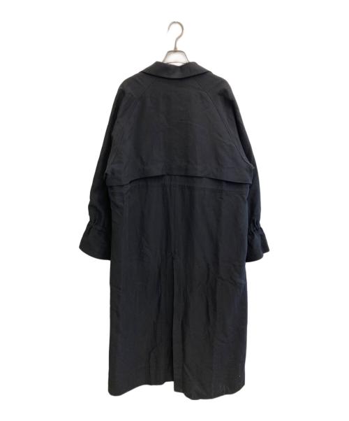 ENOF（イナフ）ENOF (イナフ) トレンチコート ブラック サイズ:Lの古着・服飾アイテム