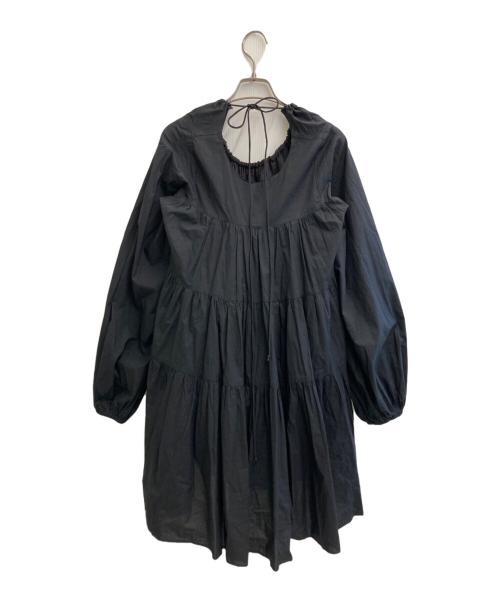 emmi（エミ）emmi (エミ) キャンブリックティアードワンピース ブラック サイズ:oneの古着・服飾アイテム