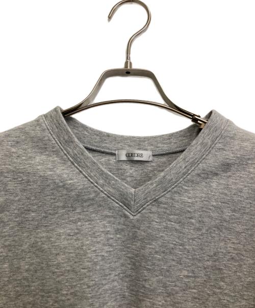 COUDRE（クードル）COUDRE (クードル) Vネックスウェットトップス グレー サイズ:-の古着・服飾アイテム