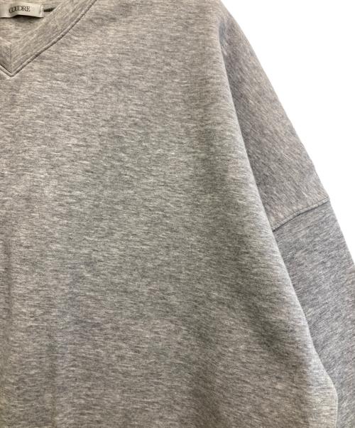 COUDRE（クードル）COUDRE (クードル) Vネックスウェットトップス グレー サイズ:-の古着・服飾アイテム