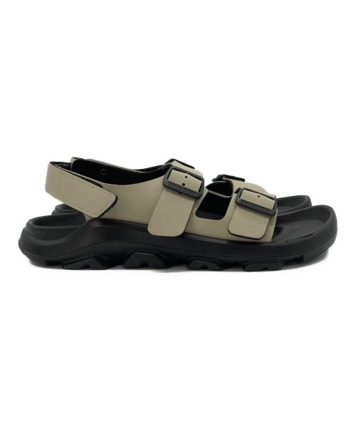 BIRKENSTOCK（ビルケンシュトック）BIRKENSTOCK (ビルケンシュトック) Mogami terra グレー×ブラック サイズ:SIZE 24.5cmの古着・服飾アイテム