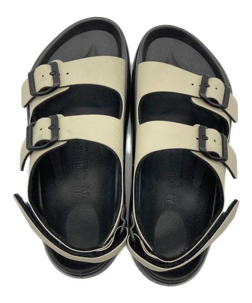 BIRKENSTOCK（ビルケンシュトック）BIRKENSTOCK (ビルケンシュトック) Mogami terra グレー×ブラック サイズ:SIZE 24.5cmの古着・服飾アイテム