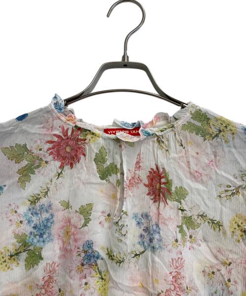 VIVIENNE TAM（ヴィヴィアンタム）VIVIENNE TAM (ヴィヴィアンタム) 花柄ブラウス マルチカラー サイズ:40の古着・服飾アイテム
