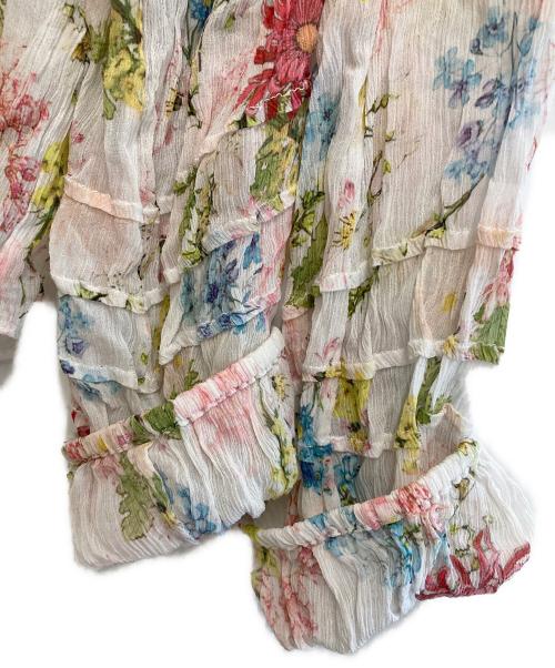 VIVIENNE TAM（ヴィヴィアンタム）VIVIENNE TAM (ヴィヴィアンタム) 花柄ブラウス マルチカラー サイズ:40の古着・服飾アイテム