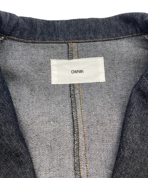 OWNth（オンス）ownth (オンス) デニムテーラードジャケット インディゴ サイズ:ONE SIZEの古着・服飾アイテム