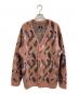 Needles（ニードルズ）の古着「23AW Paisley Mohair Cardigan」｜ピンク×ネイビー