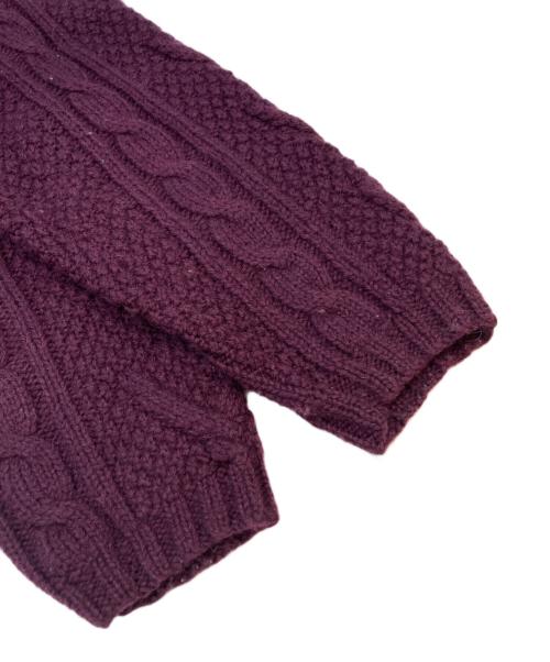 L.L.Bean（エルエルビーン）L.L.Bean (エルエルビーン) ウールニットカーディガン ボルドー サイズ:SIZE XLの古着・服飾アイテム