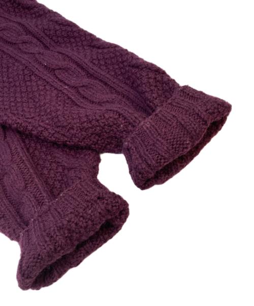 L.L.Bean（エルエルビーン）L.L.Bean (エルエルビーン) ウールニットカーディガン ボルドー サイズ:SIZE XLの古着・服飾アイテム