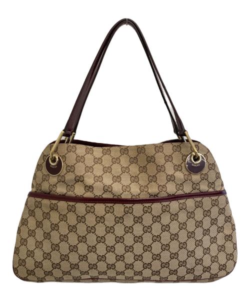 GUCCI（グッチ）GUCCI (グッチ) CGキャンバストートバッグ ブラウン サイズ:-の古着・服飾アイテム