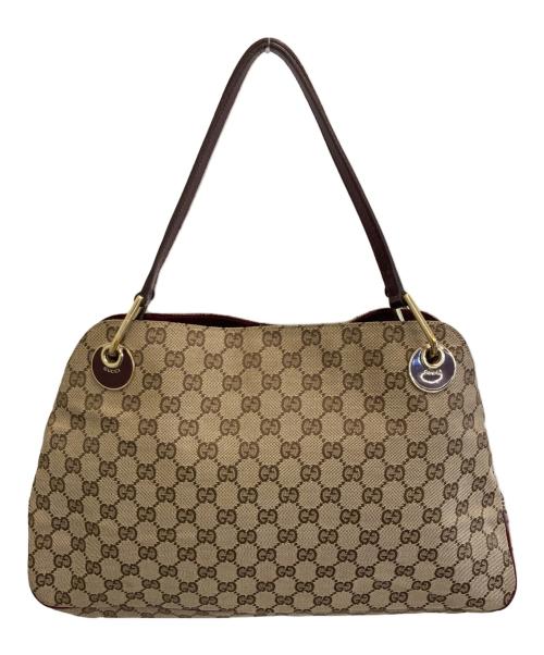 GUCCI（グッチ）GUCCI (グッチ) CGキャンバストートバッグ ブラウン サイズ:-の古着・服飾アイテム