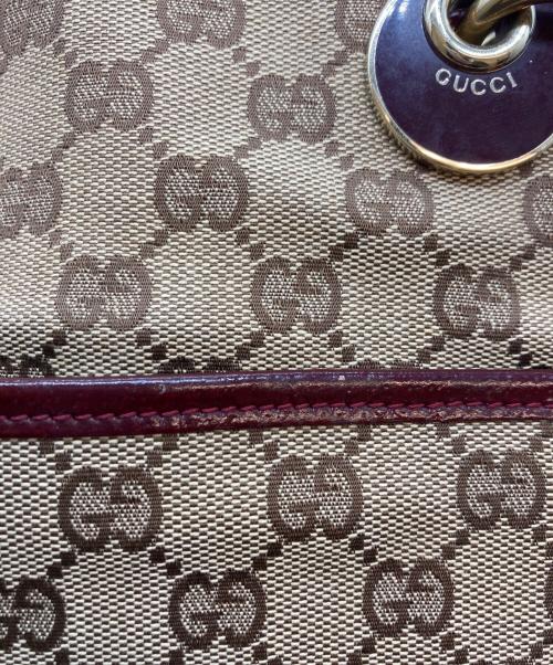 GUCCI（グッチ）GUCCI (グッチ) CGキャンバストートバッグ ブラウン サイズ:-の古着・服飾アイテム