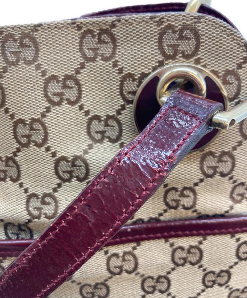 GUCCI（グッチ）GUCCI (グッチ) CGキャンバストートバッグ ブラウン サイズ:-の古着・服飾アイテム