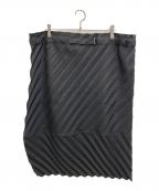 me ISSEY MIYAKEミーイッセイ ミヤケ）の古着「25Ss プリーツスカート」｜ブラック