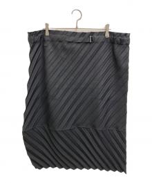 me ISSEY MIYAKE（ミーイッセイ ミヤケ）の古着「25Ss プリーツスカート」｜ブラック