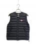 DANTON（ダントン）の古着「インナーダウンベスト」｜ブラック
