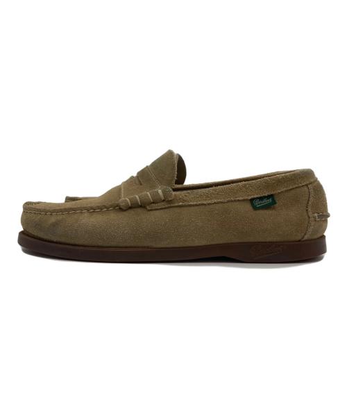 PARABOOT（パラブーツ）PARABOOT (パラブーツ) CORAUX スウェードローファー ベージュ サイズ:7.5の古着・服飾アイテム