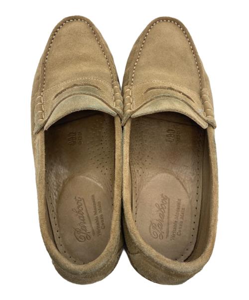 PARABOOT（パラブーツ）PARABOOT (パラブーツ) CORAUX スウェードローファー ベージュ サイズ:7.5の古着・服飾アイテム