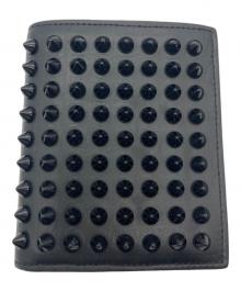 Christian Louboutin（クリスチャン・ルブタン）の古着「PAROS COMPACT WALLET」｜ブラック