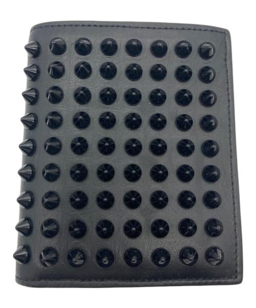Christian Louboutin（クリスチャン・ルブタン）Christian Louboutin (クリスチャン・ルブタン) PAROS COMPACT WALLET ブラックの古着・服飾アイテム