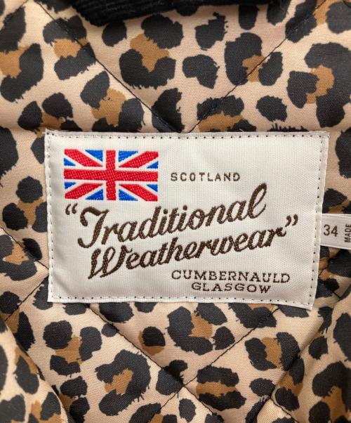 Traditional Weatherwear（トラディショナルウェザーウェア）Traditional Weatherwear (トラディショナルウェザーウェア) キルティングジャケット ブラック サイズ:34の古着・服飾アイテム