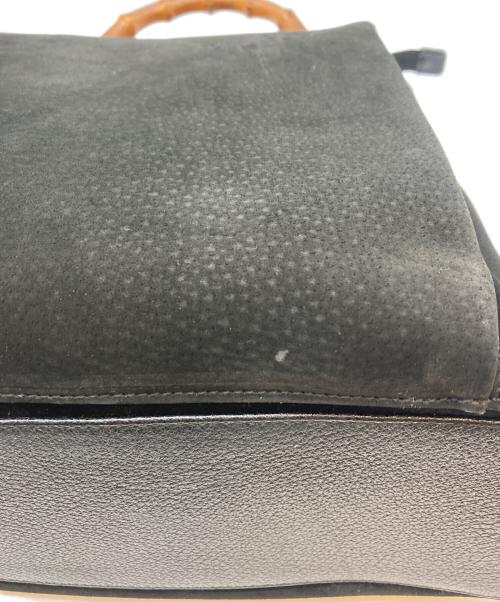 GUCCI（グッチ）GUCCI (グッチ) バンブーハンドルトートバッグ ブラック サイズ:-の古着・服飾アイテム