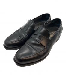 F.LLI Giacometti（フラテッリ ジャコメッティ）の古着「ユタカーフコインローファー」｜ブラック